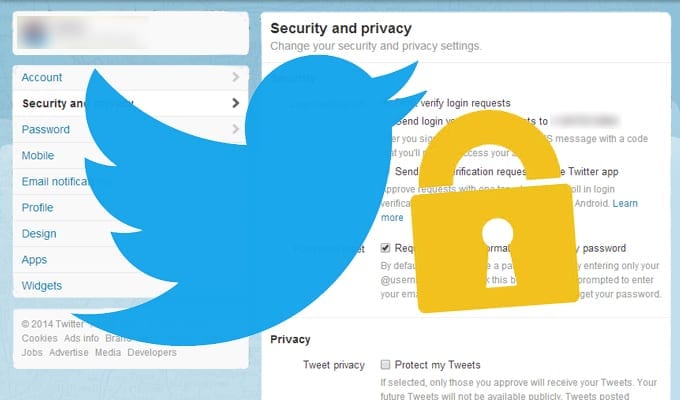twitter privacy and safety settings